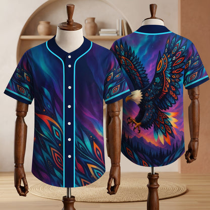 Red Hawk Spirit Baseball Jersey Unisex Shirt