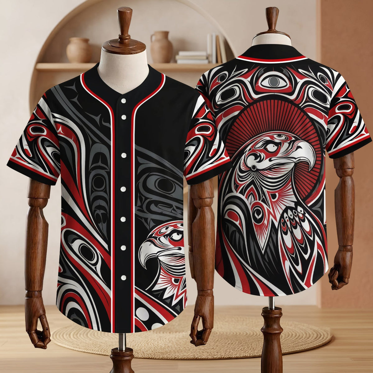 Crimson Eagle Baseball Jersey Unisex Shirt