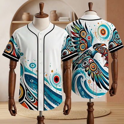 Moonlight Wolf Spirit Baseball Jersey Unisex Shirt