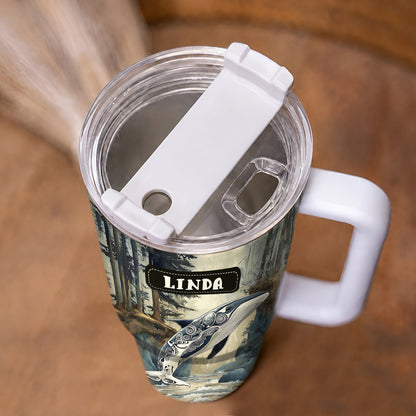 Orca Ocean Legacy Personalized Tumbler