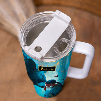 Moonlit Wild Harmony Personalized Tumbler